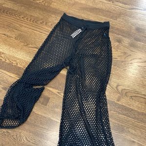 Cover up swim pants crochet black pants—brand-new, with tags never been worn